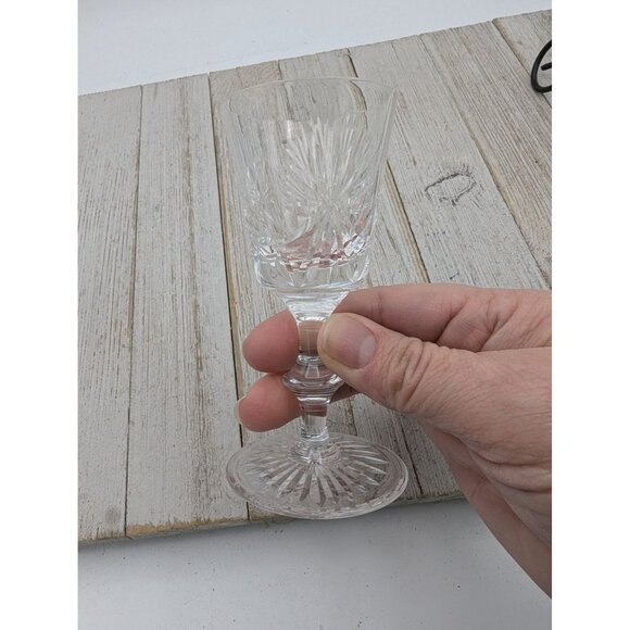 Edinburgh Crystal Star of Edinburgh Liqueur Glass Scotland 4" Stemmed - Picture 6 of 6
